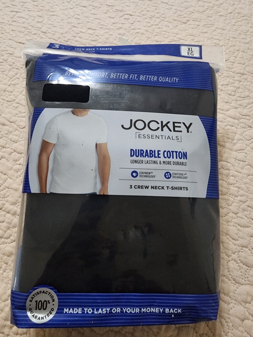 Jockey White Crew Neck T-Shirt Pack